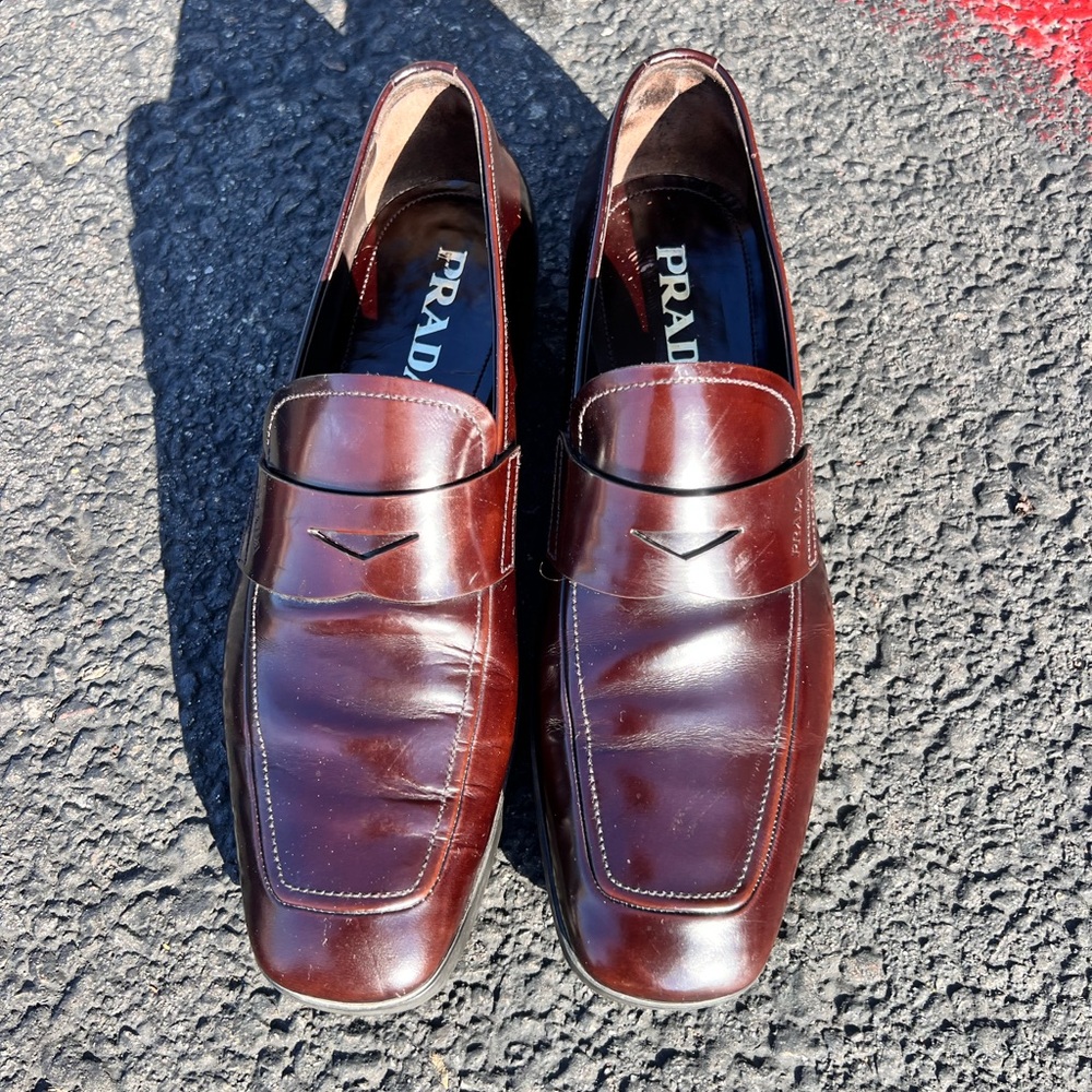 Men’s Prada Spazzolato Loafers